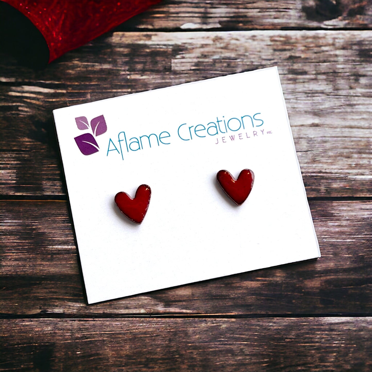 Heart Stud Earrings