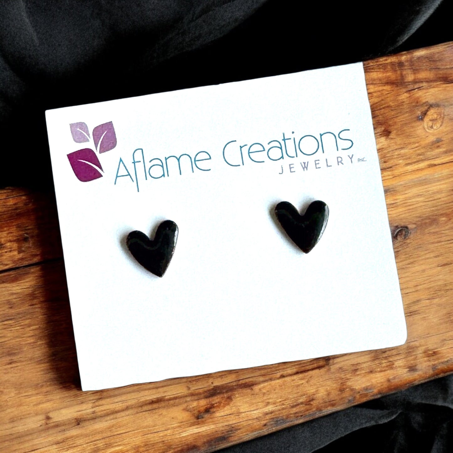 Heart Stud Earrings