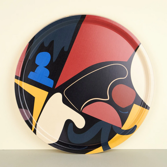 Shapes Round Art Tray