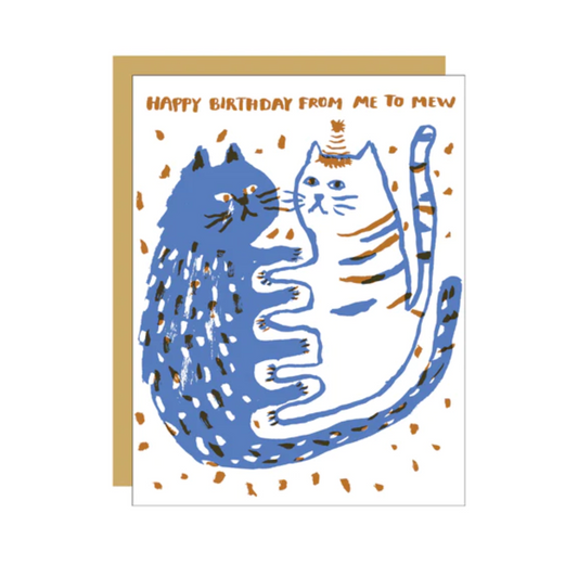 Me To Mew Birthday Card