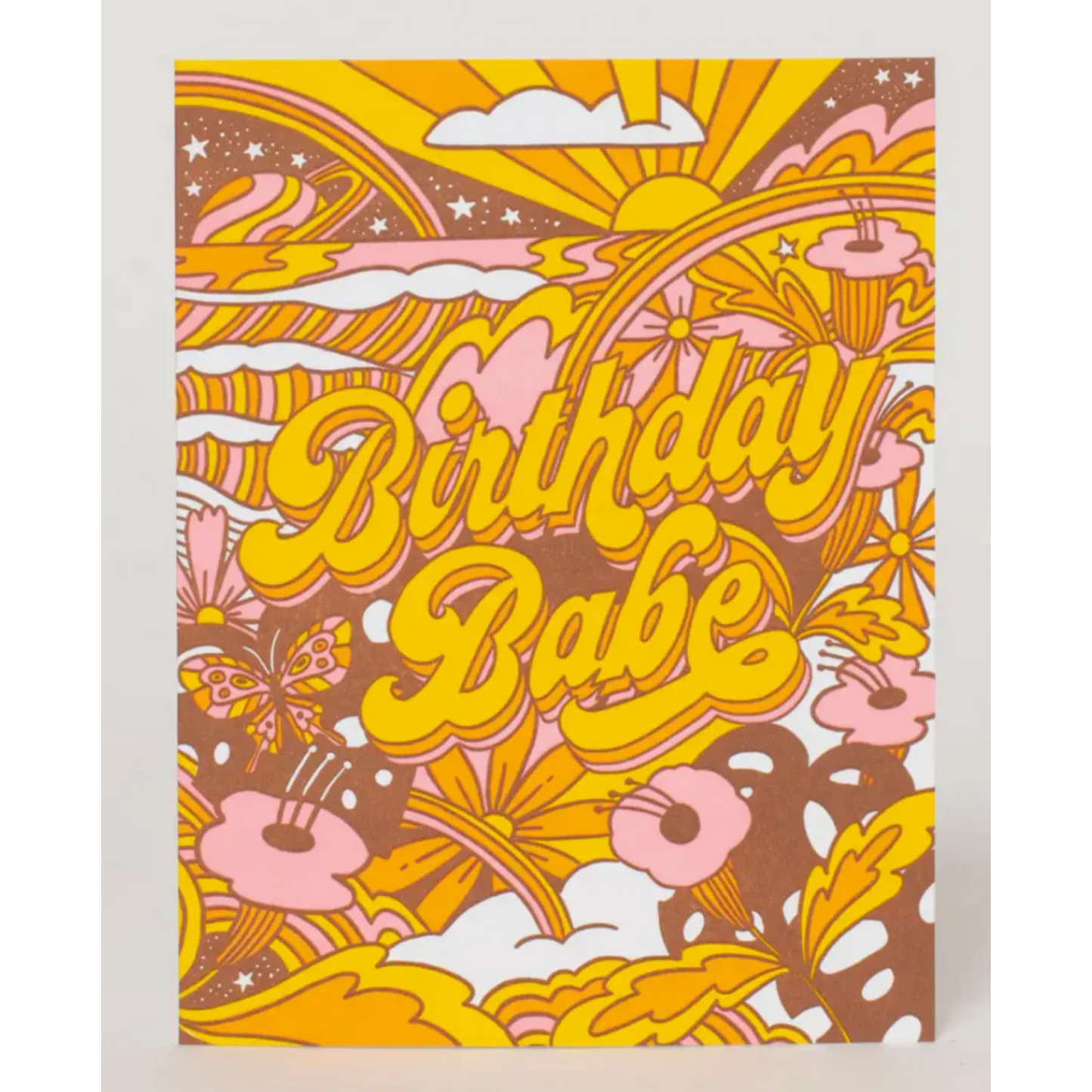 Trippy Birthday Babe Card