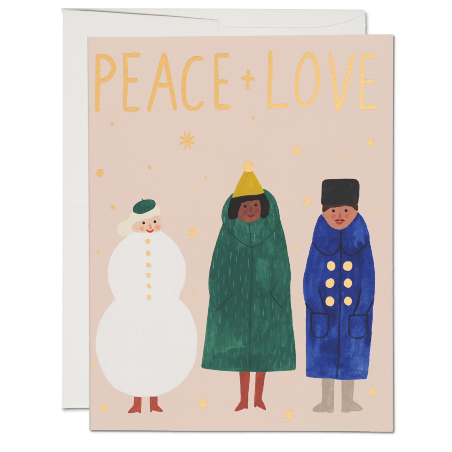 Peace and Love Holiday Card