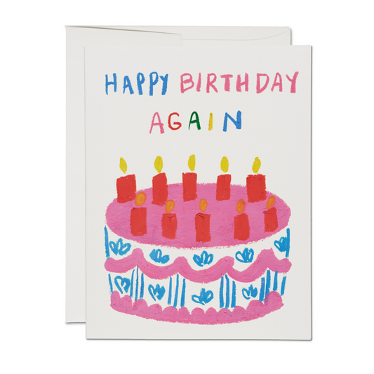 Happy Birthday Again Card