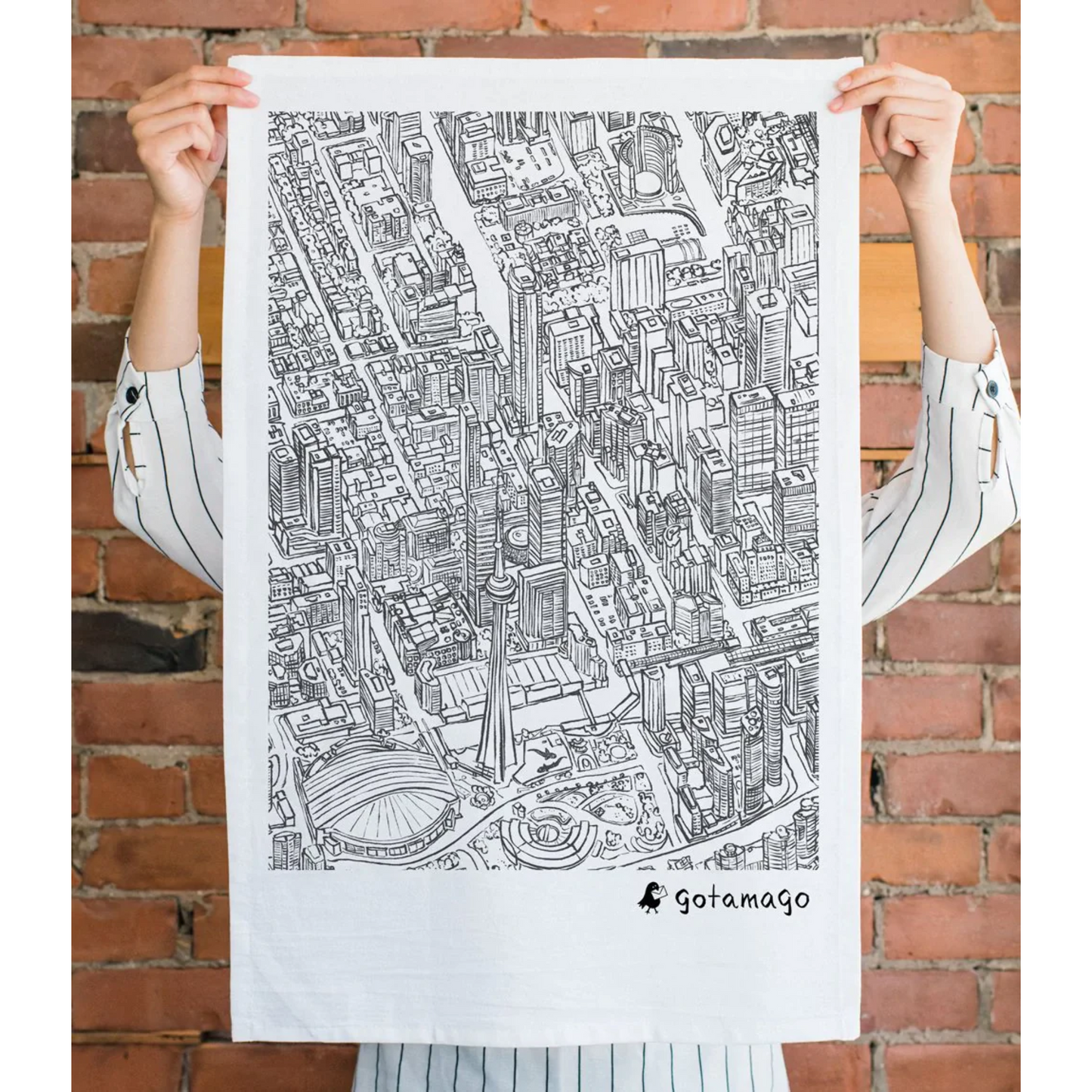 Toronto Lines Tea Towel