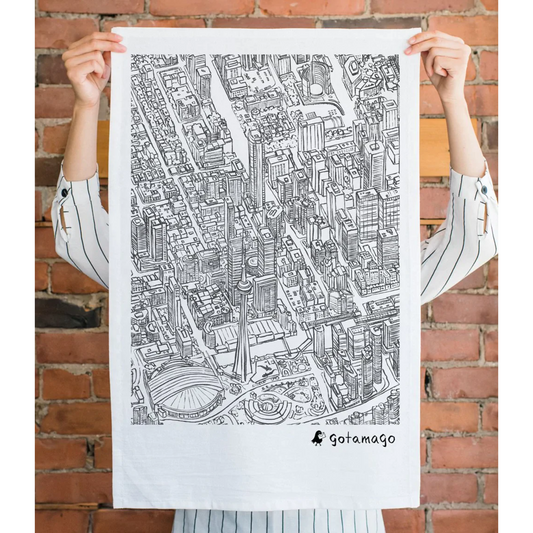 Toronto Lines Tea Towel