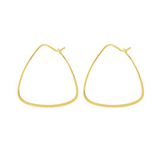 Rounded Triangle Wire Hoop