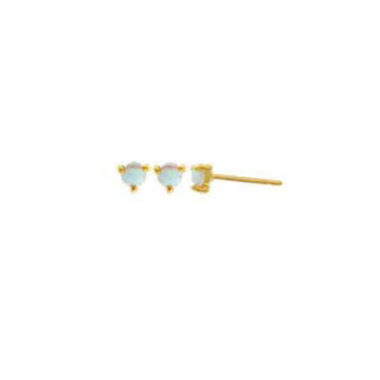 Opal 3mm Studs