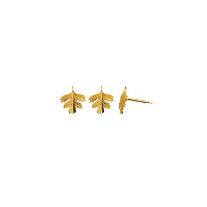 Oak Leaf Studs