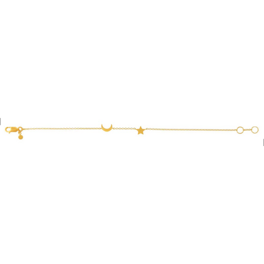 Moon and Star Bracelet