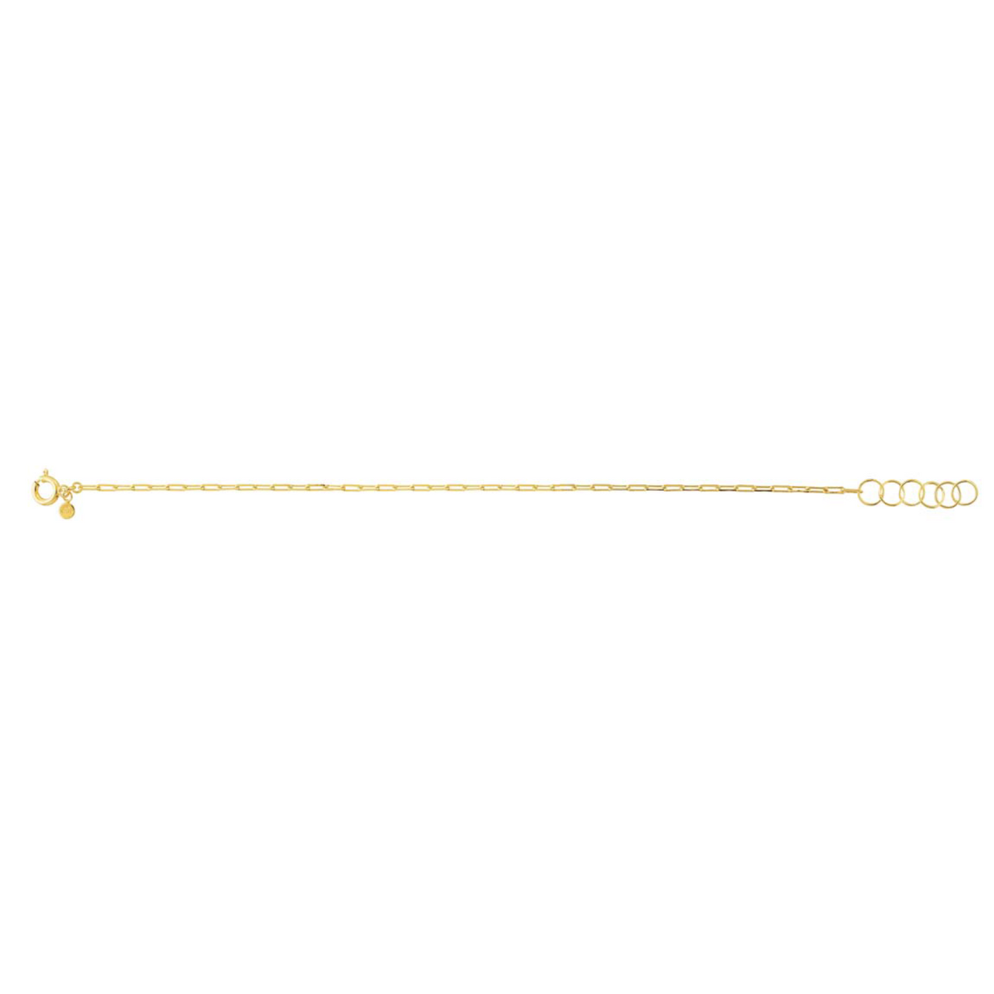 Fine Parallel Chain Gold Bracelet