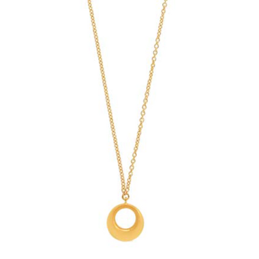 Little Puffy Circle Necklace