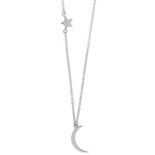 Star and Moon Necklace