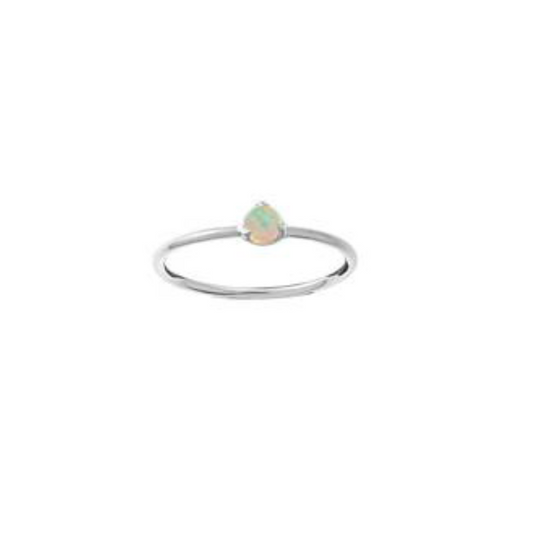 Prong-Set Opal Ring