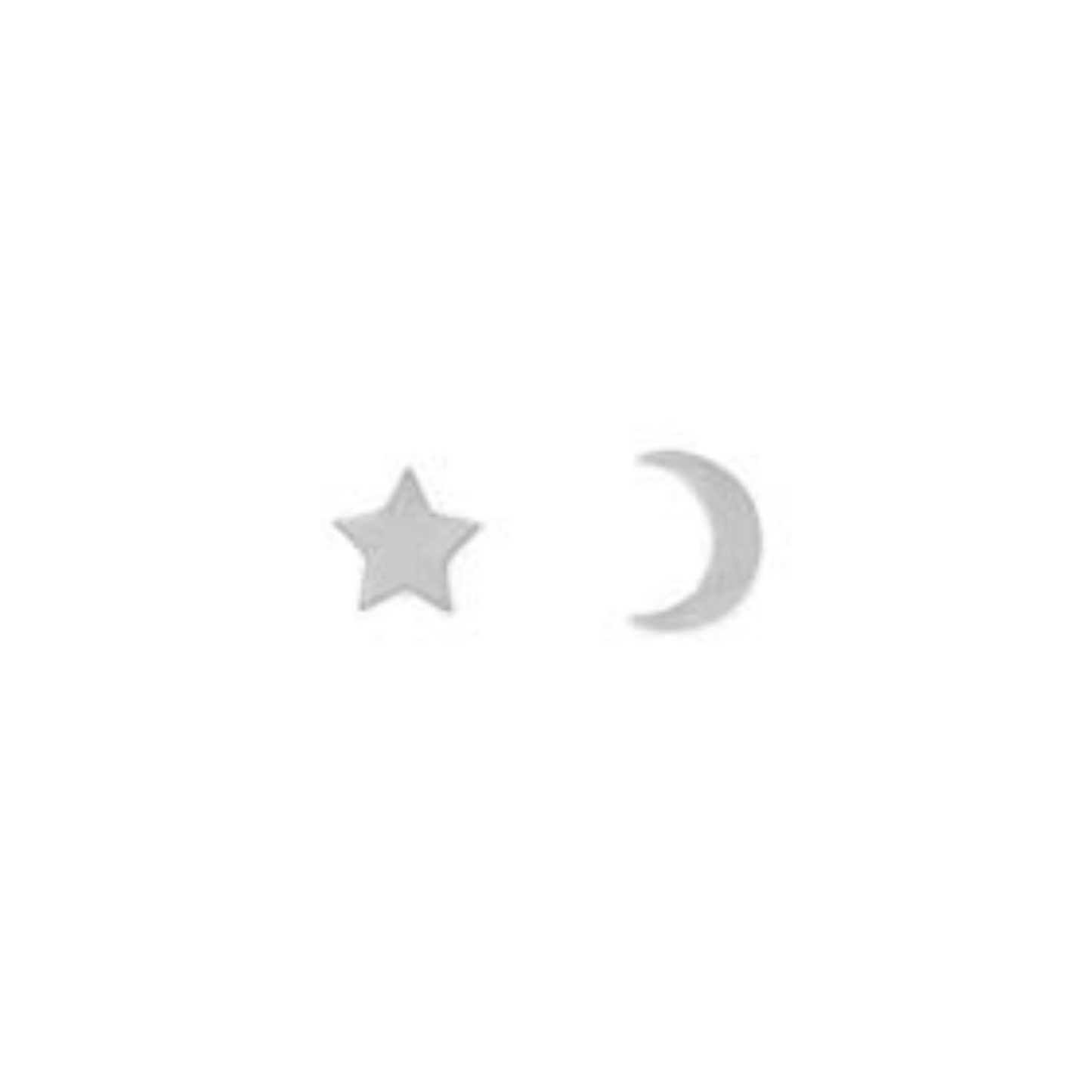 Moon and Star Studs