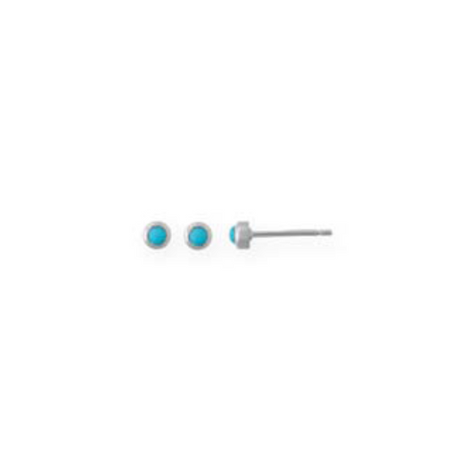 Micro Turquoise Stud