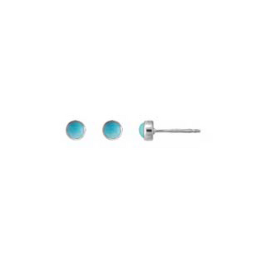 Turquoise Bead Studs