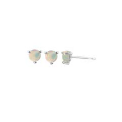 Opal 4mm Studs