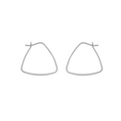 Rounded Triangle Wire Hoop