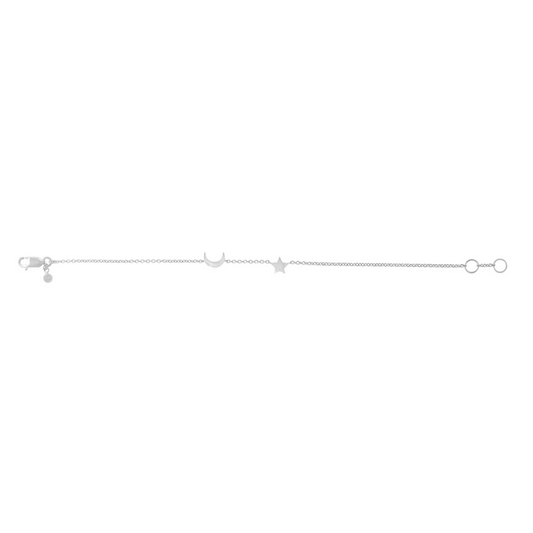 Moon and Star Bracelet