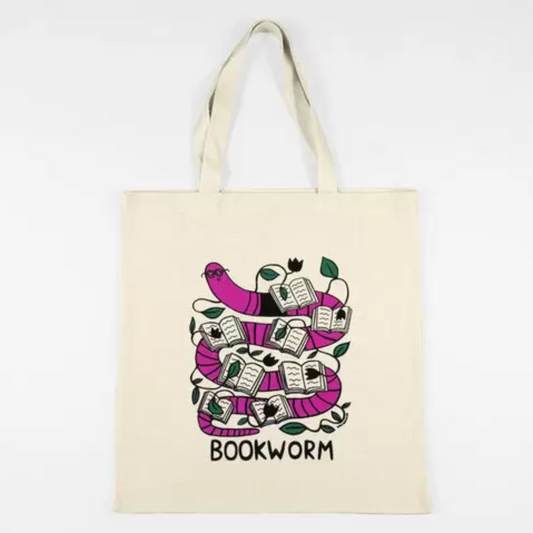 Bookworm Tote Bag