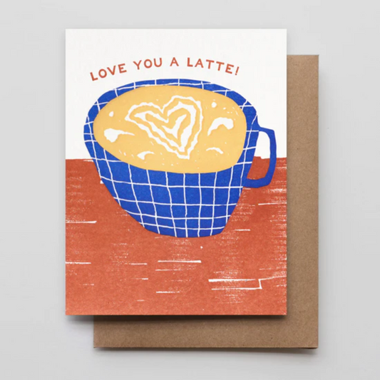 Love you Latte Card