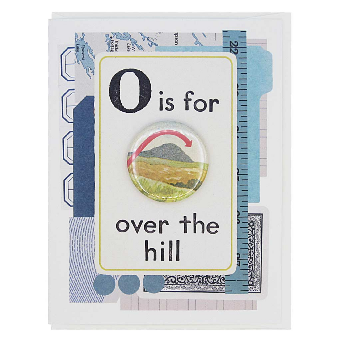 Over the Hill Birthday Card