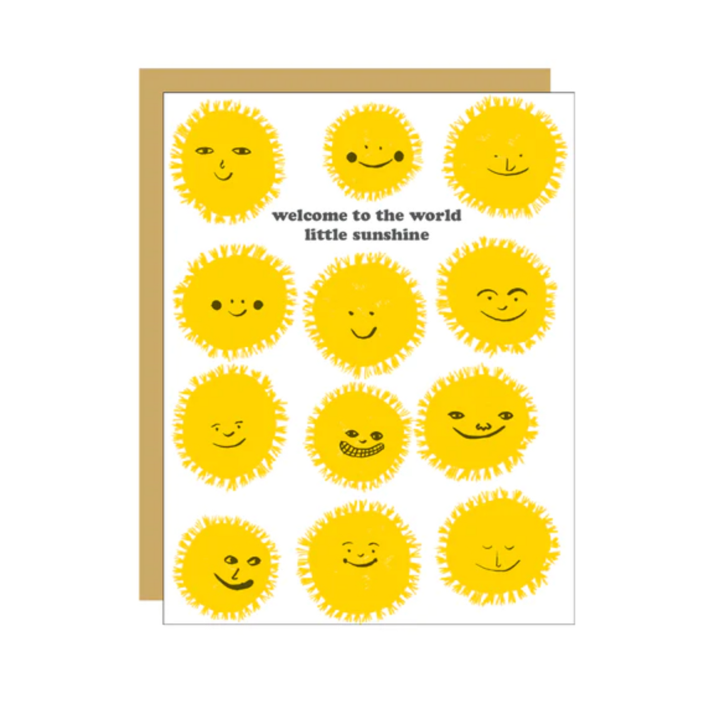 Welcome Little Sunshine Card