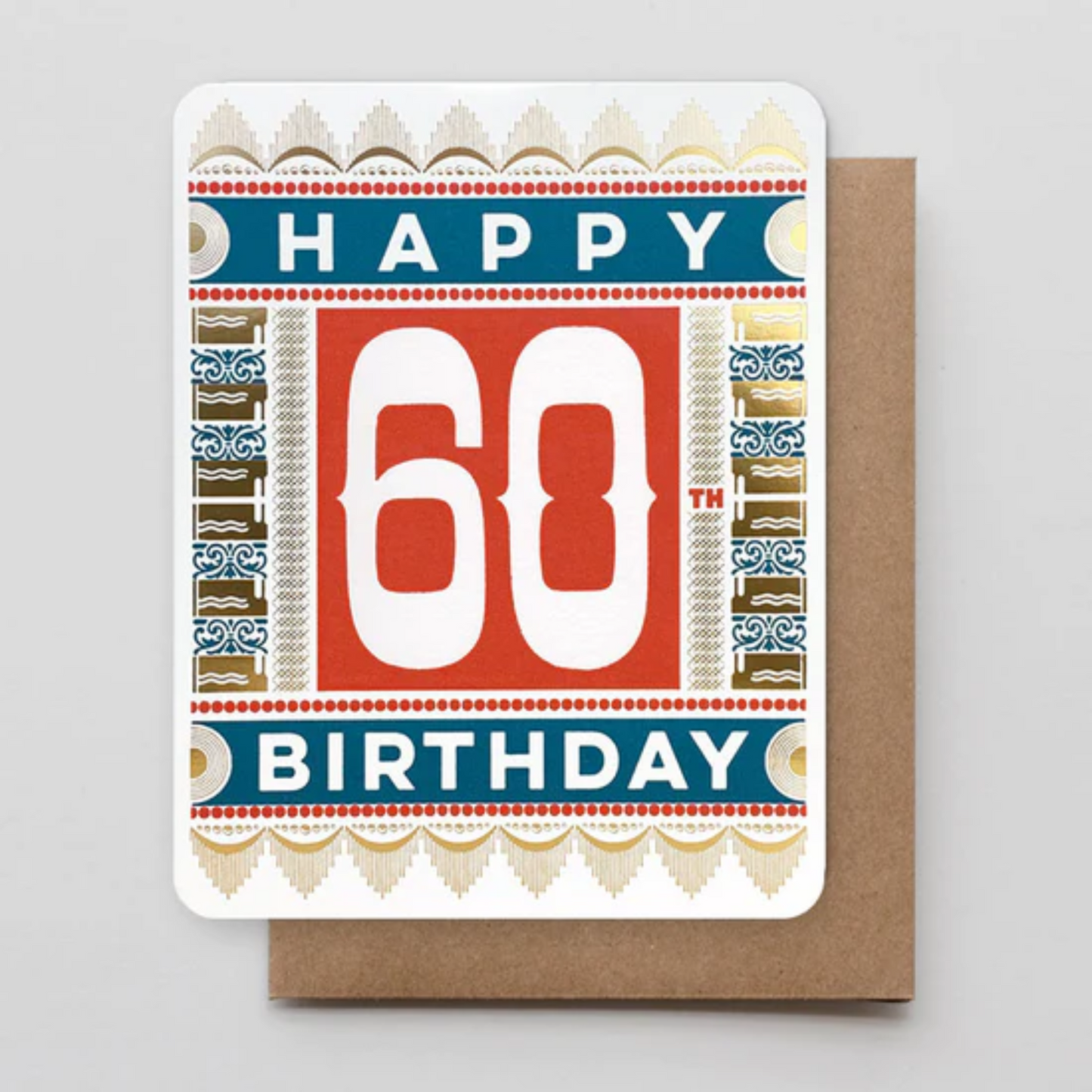 60th Birthday Card