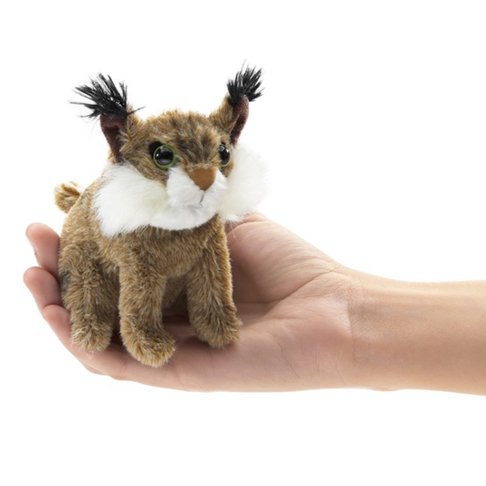 Bobcat Mini Finger Puppet
