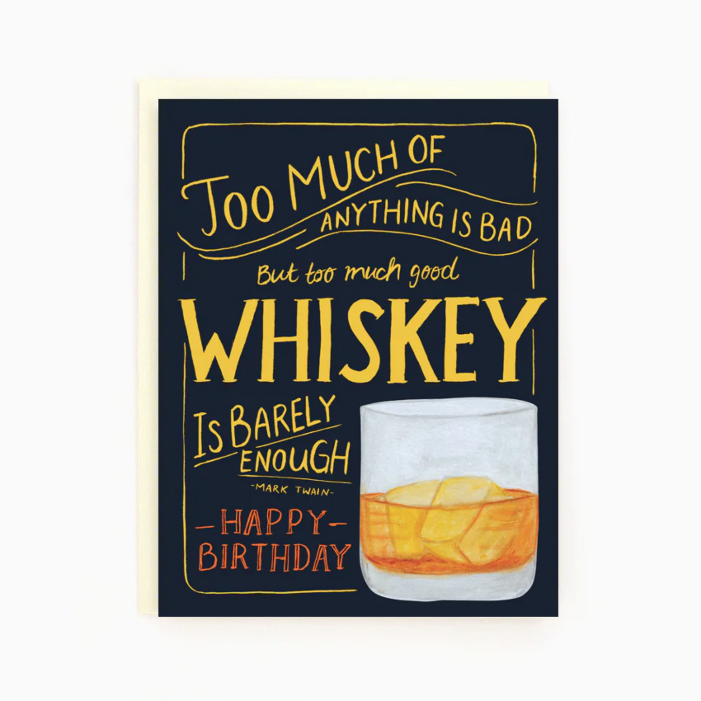 Whiskey Birthday Card