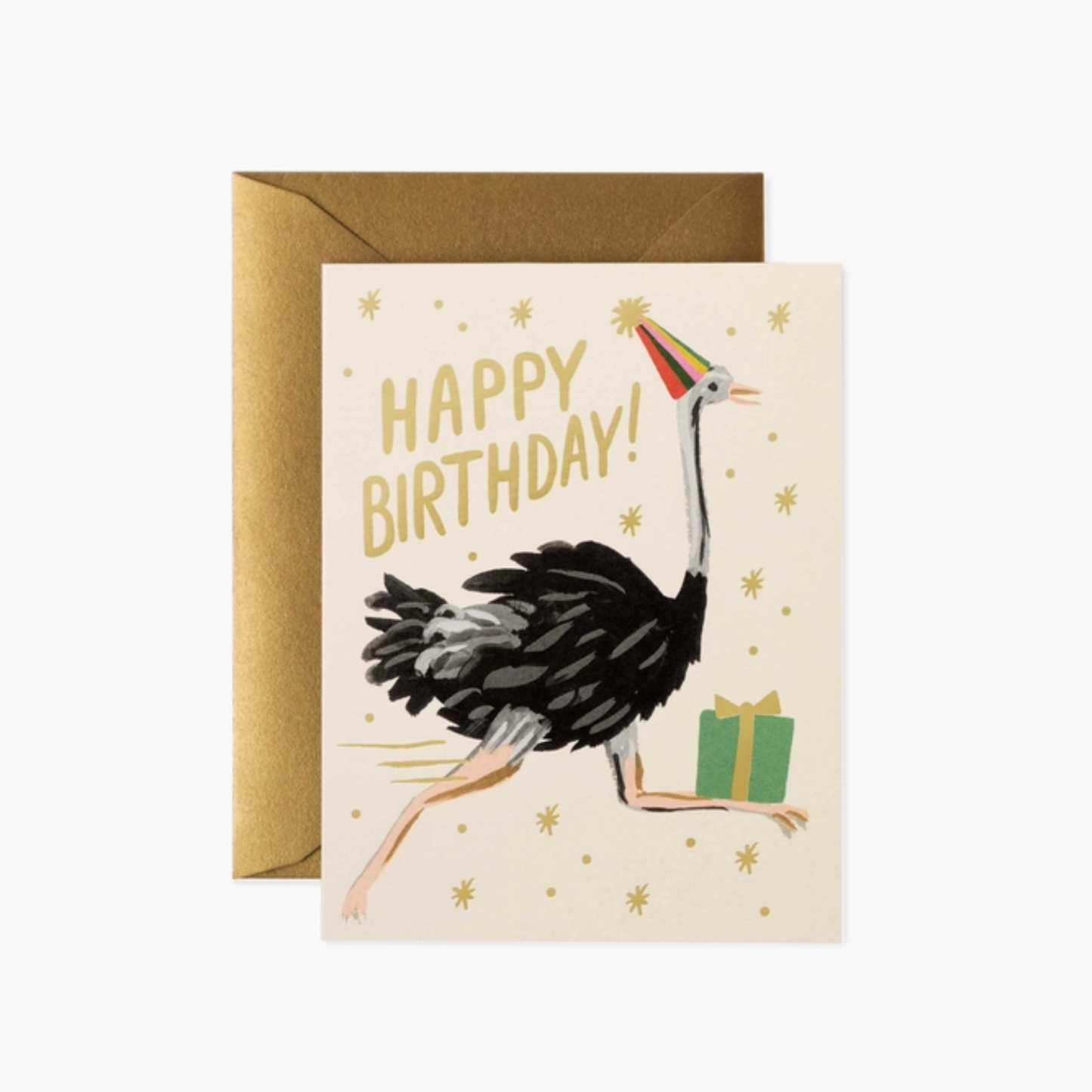 Ostrich Birthday Card