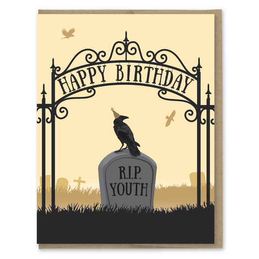 R.I.P Youth Birthday Card