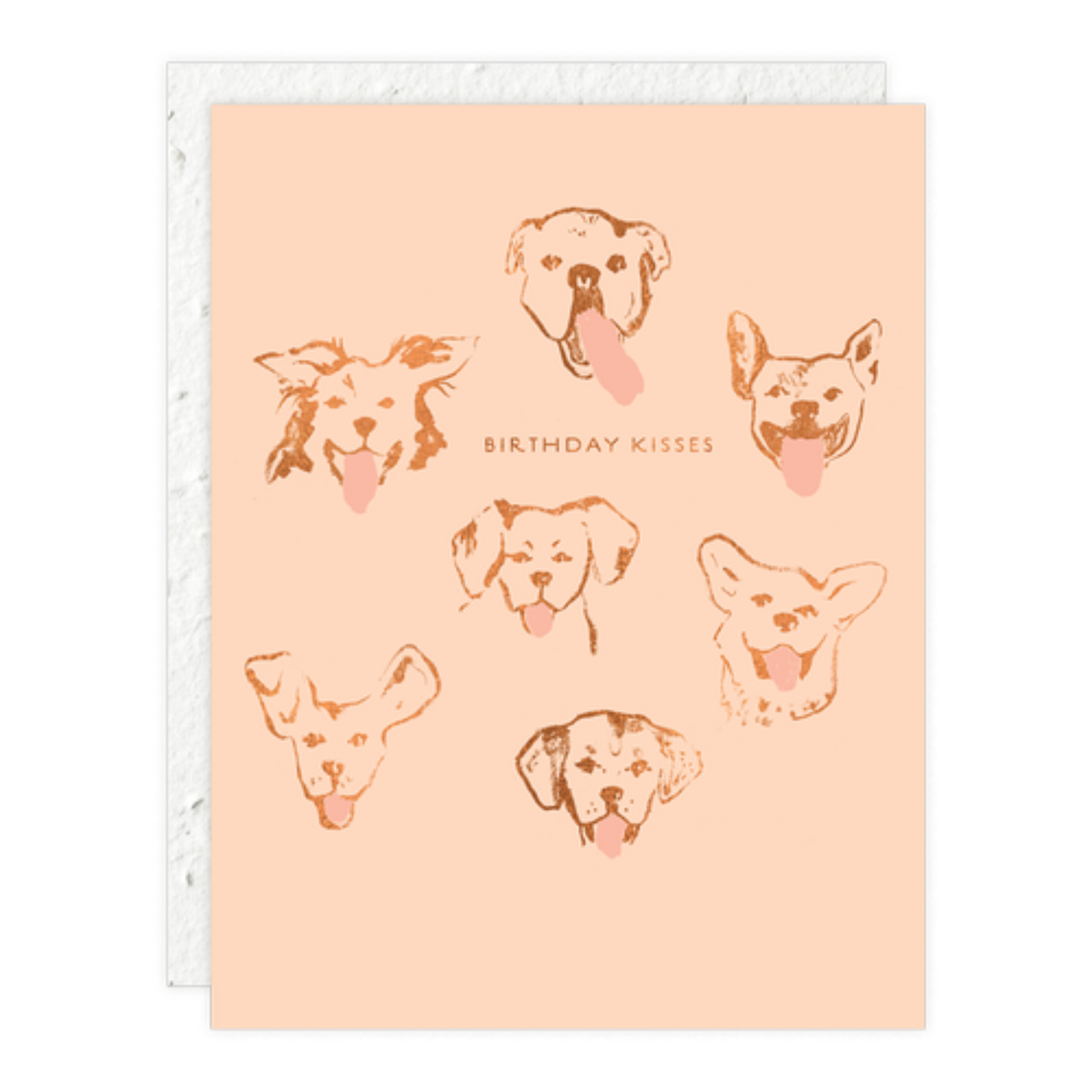 Dog Kisses Birthday Card