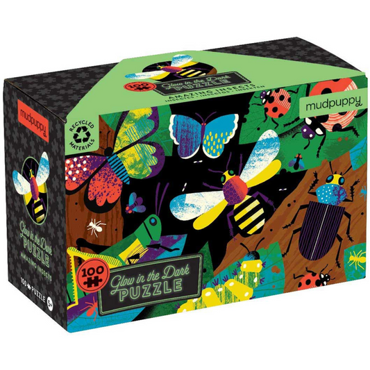 Animal Insects 100 Piece Glow In The Dark Puzzle