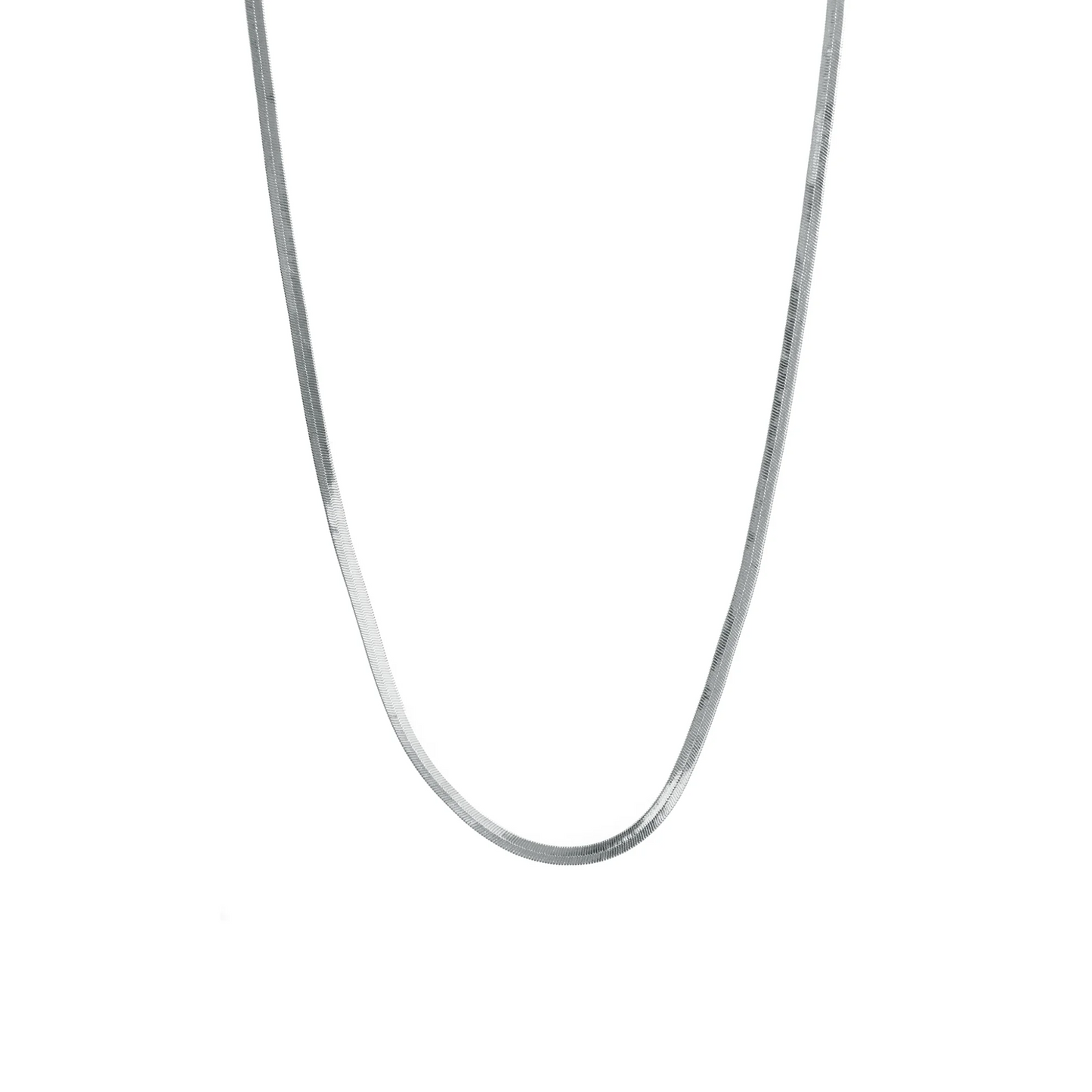 Herringbone Silver Chain