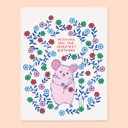 Mouse Bday Card