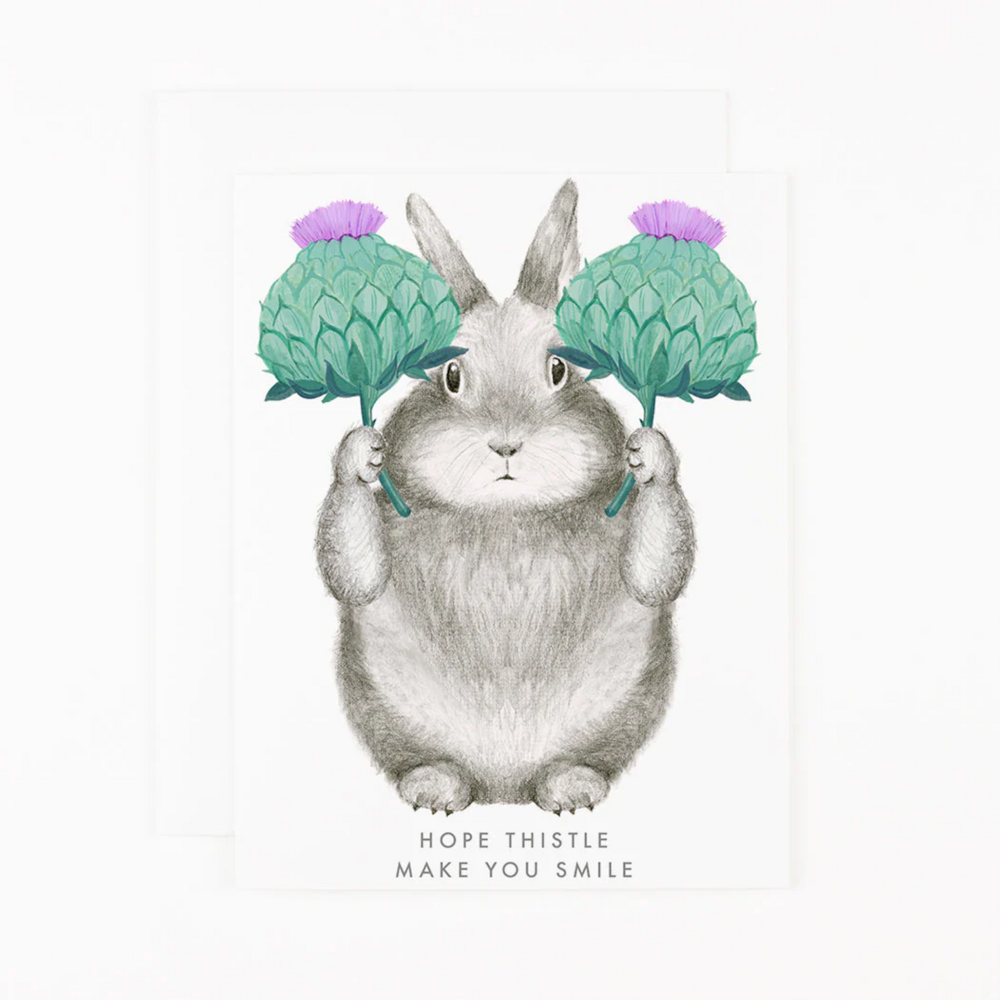 Hope Thistle Make You Smile Card