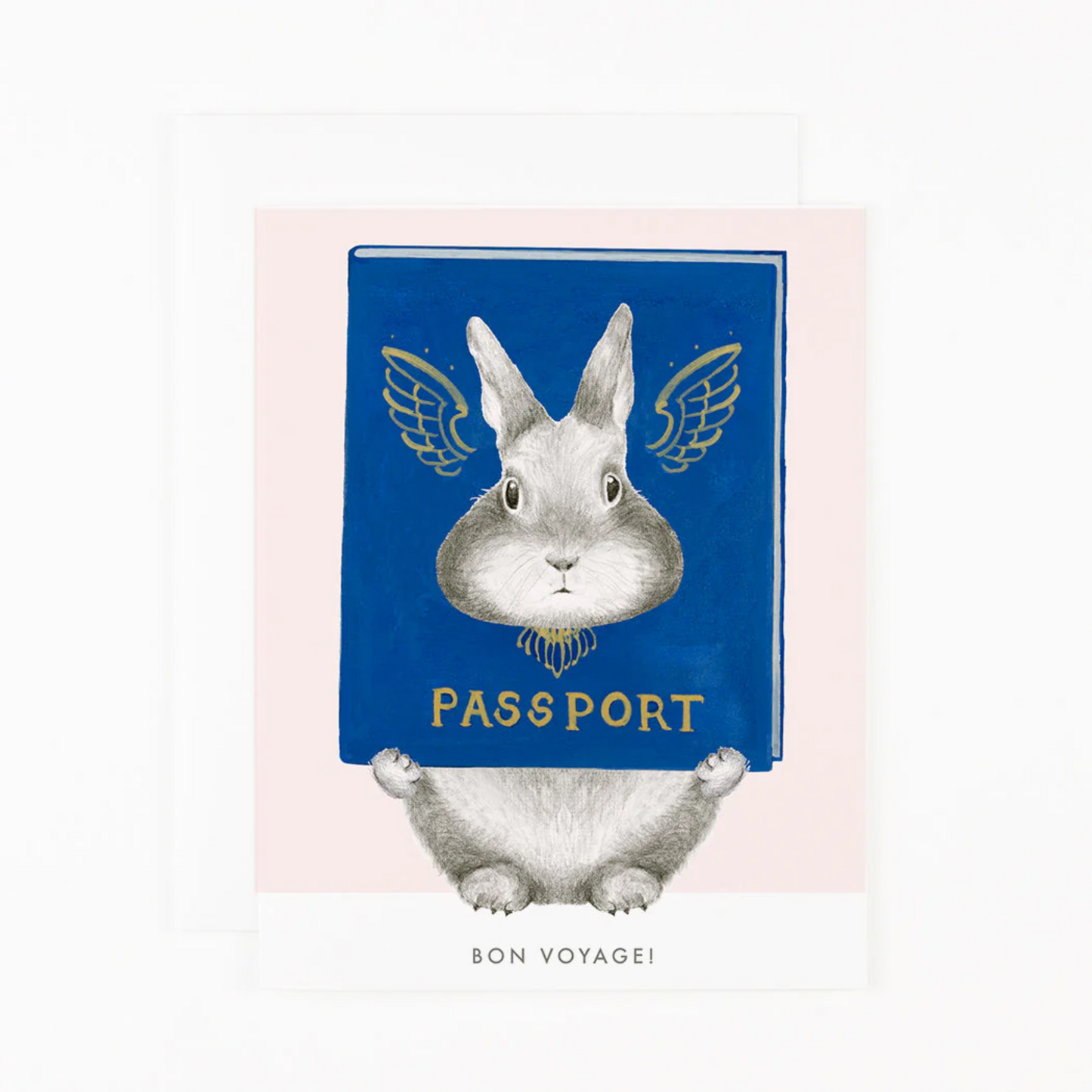 Bon Voyage Bunny Card