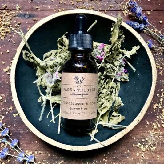 Elderflower & Rose Geranium Nourishing Face Oil