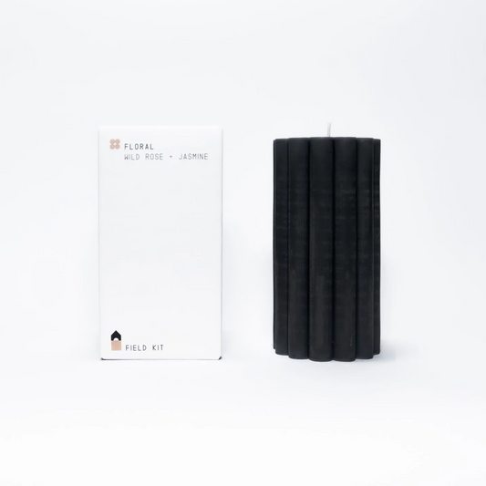 Floral Pillar Candle