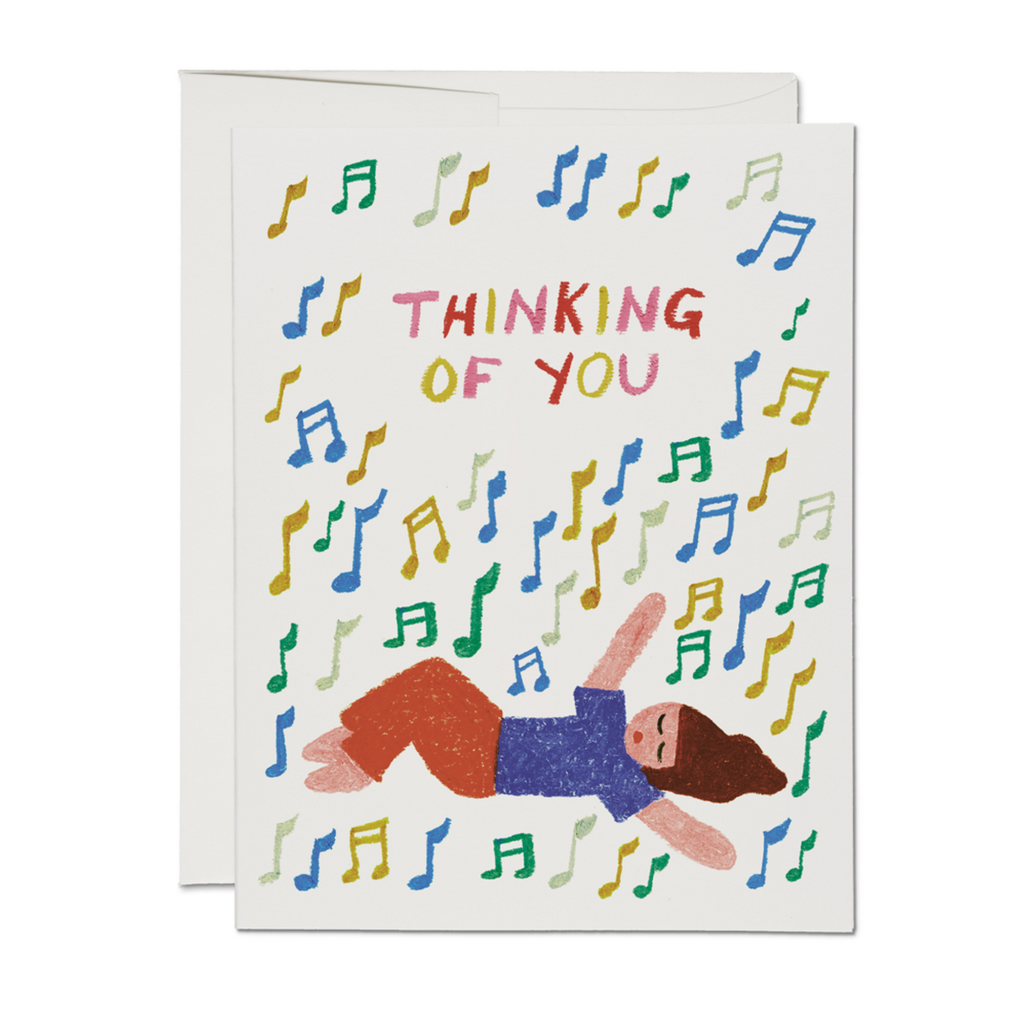 Thinking Of You Music Notes Card