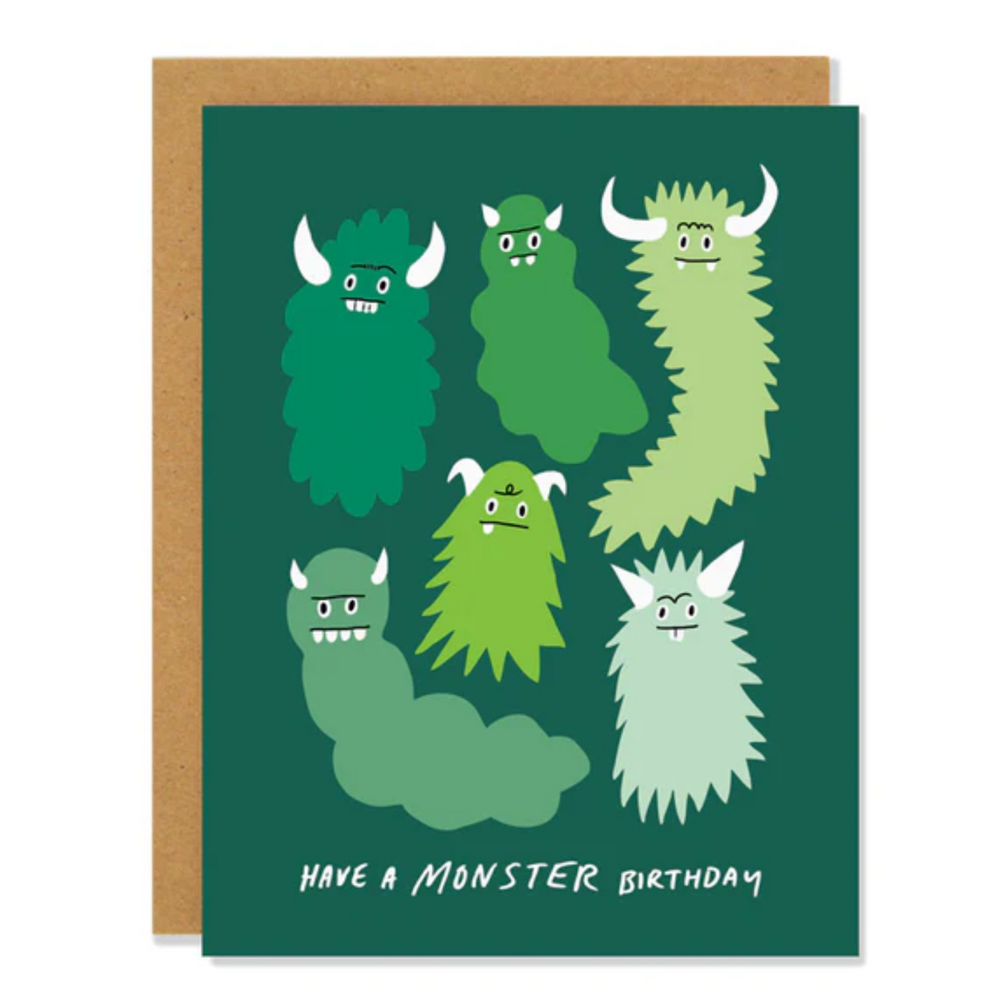 Fuzzy Monster Birthday Card