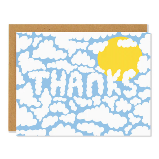 Cloud Thanks Card