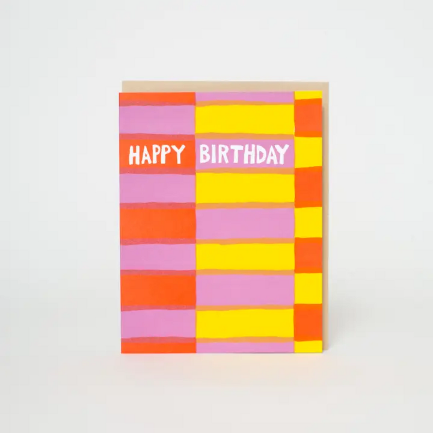 Fruit Stripe Birthday Card