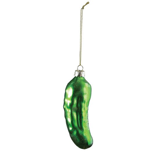 Glass Pickle Ornament