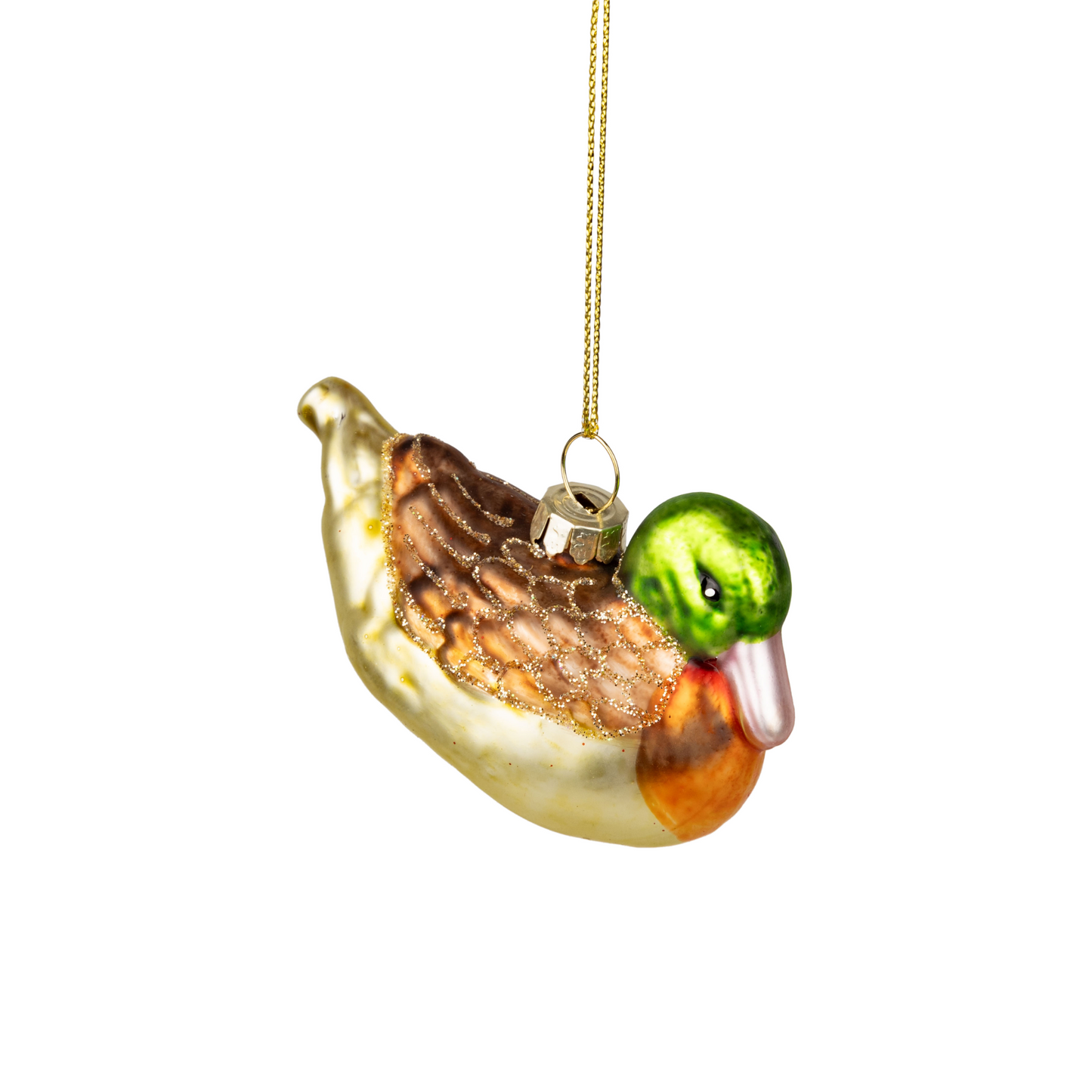 Duck Glass Ornament