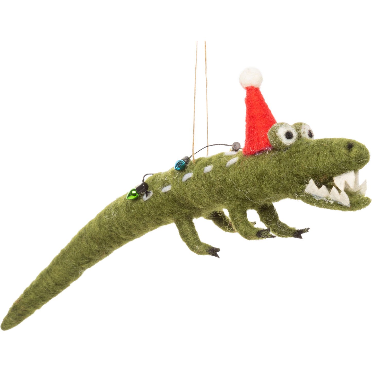 Alligator Felt Ornament