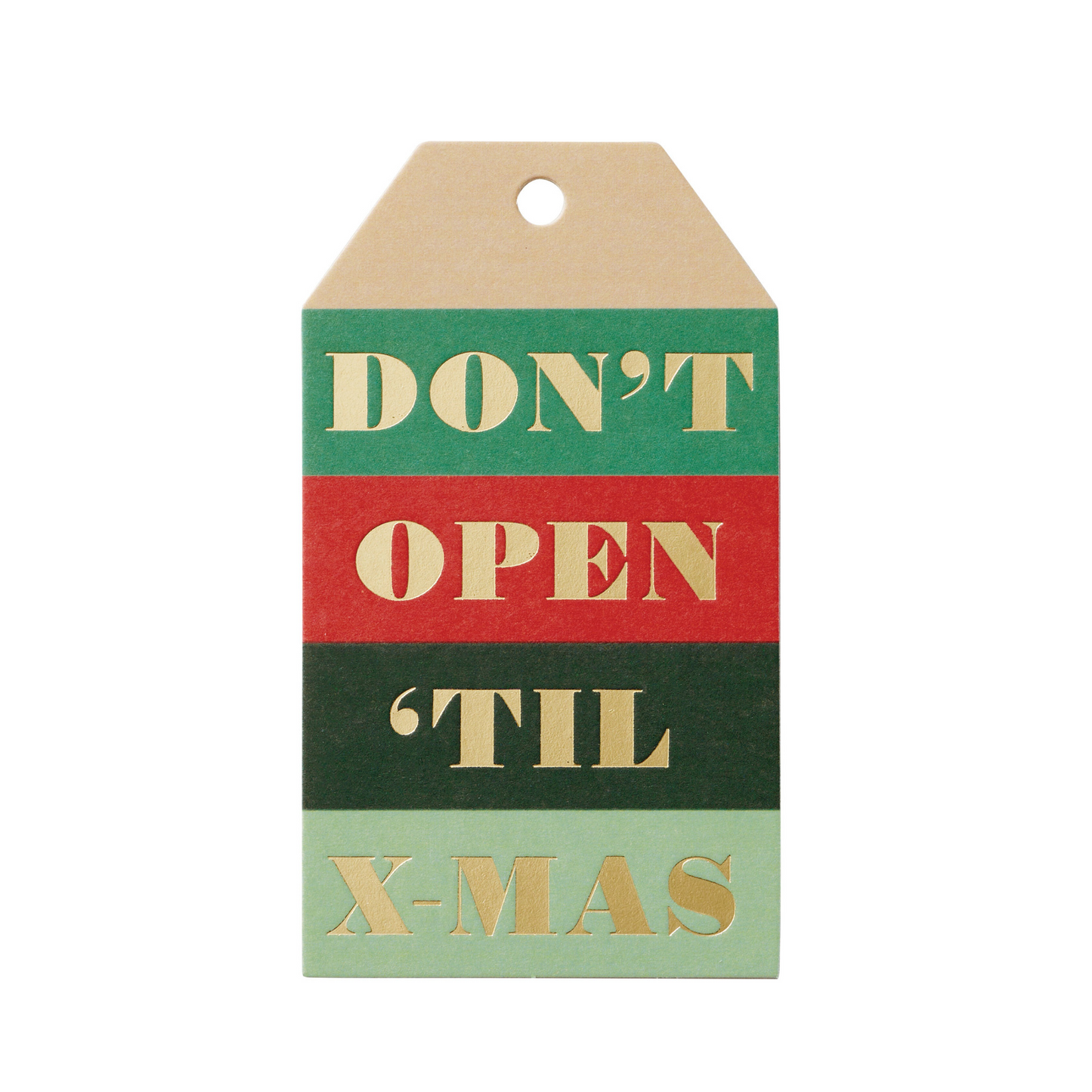 Don't Open Til' Christmas Gift Tags