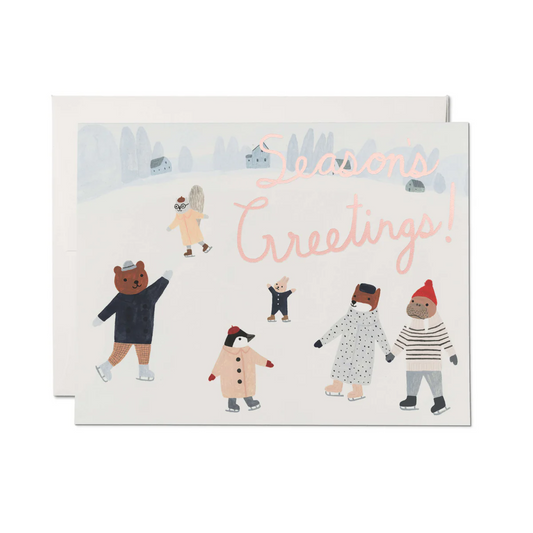 Ice Animals Holiday Card