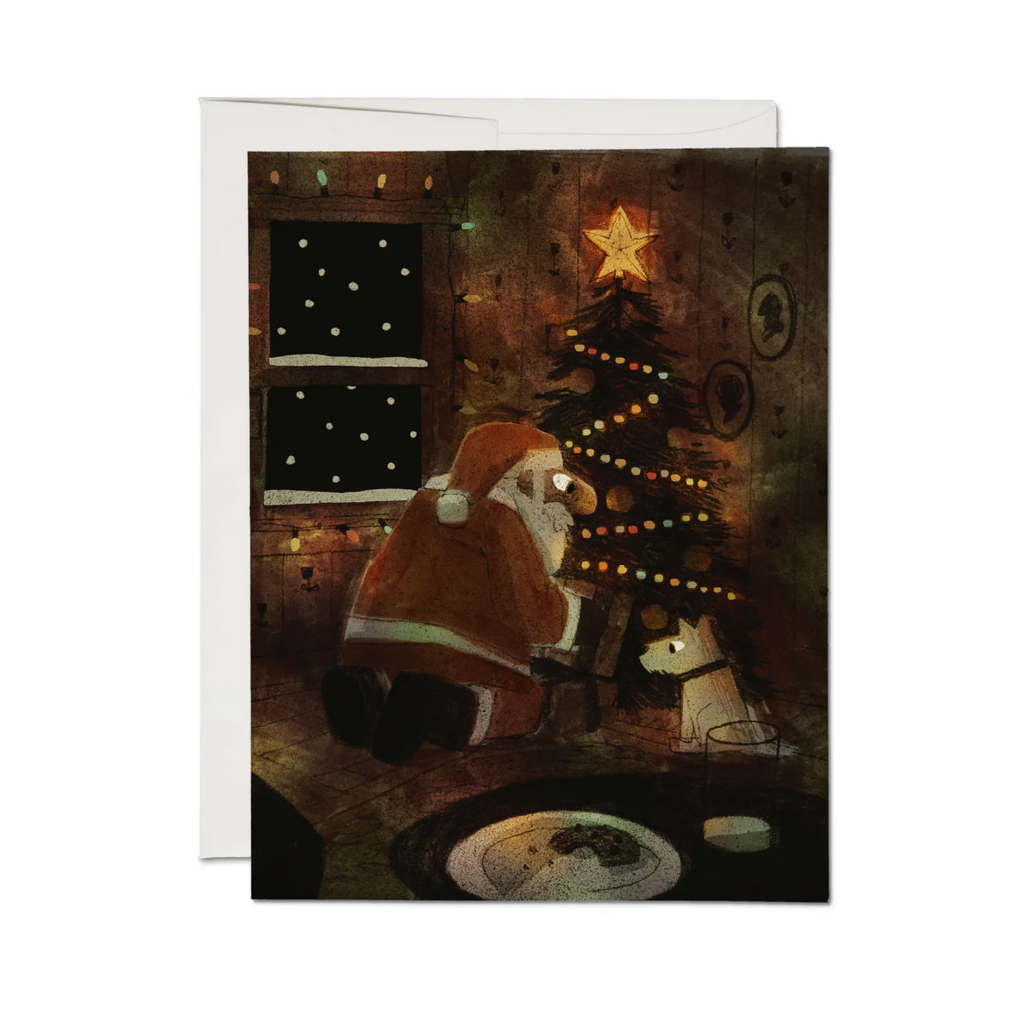 Twinkling Lights Holiday Card